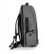 Kimood - Sac à dos antivol en polyester - Graphite Grey Heather / Black - One Size