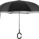 Kimood - Parapluie inversé mains libres - Black / Slate Grey - One Size