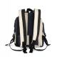 Kimood - Sac à dos recyclé- Motif rayé - Striped Marine - One Size