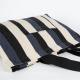 Kimood - Sac Shopping recyclé- Motif rayé - Striped Marine - One Size