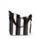 Kimood - Sac bandoulière recyclé -  Motif rayé - Striped Marine - One Size