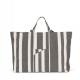 Kimood - Sac fourre-tout recyclé - Motifs rayés - Striped Ecume - One Size