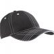 K-up - CASQUETTE FASHION - 6 PANNEAUX - Black / White - One Size