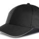 K-up - CASQUETTE AVEC LEDS INCORPORÉES - 6 PANNEAUX - Black / Light Grey - One Size