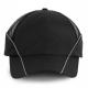 K-up - Casquette avec filet doux - 6 panneaux - Black / Silver - One Size