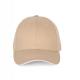 K-up - Casquette avec sandwich contrasté - 6 panneaux - Beige / White - One Size