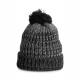 K-up - Bonnet à pompon - Dark Grey Twist - One Size