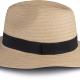 K-up - Chapeau de paille classique - Natural - 57 cm