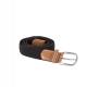 K-up - Ceinture tressée élastiquée - Black - One Size