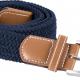 K-up - Ceinture tressée élastiquée - Black - One Size