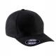 K-up - CASQUETTE FLEXFIT COTON BROSSÉ - 6 PANNEAUX - Black - S/M