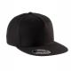 K-up - CASQUETTE FLEXFIT - 5 PANNEAUX - Black - S/M