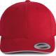 K-up - Casquette Classique - 6 panneaux - Black / Red - One Size