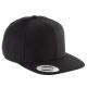 K-up - Casquette visière plate - 6 panneaux - Black - One Size