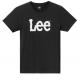 Lee - T-shirt Logo Tee - Black - S