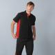 Finden & Hales - POLO SPORT - Black / Red - XXL