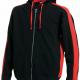 Finden & Hales - SWEAT-SHIRT ZIPPÉ CAPUCHE - Black / Red - XXL