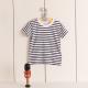 Larkwood - T-shirt rayé manches courtes - White / Oxford Navy - 0/6M