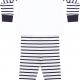 Larkwood - Pyjama à rayures - Navy / White - 0/6M