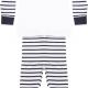 Larkwood - Pyjama à rayures - Navy / White - 0/6M