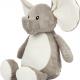 Mumbles - Peluche zippée Éléphant - Grey - One Size