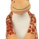 Mumbles - Peluche zippée Giraffe - Brown - One Size