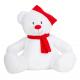 Mumbles - Peluche zippée ours de Noël - White / Red - One Size