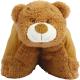 Mumbles - Coussin-peluche zippé Ours - Mid Brown - One Size