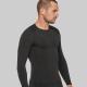 PROACT® - T-shirt double peau sport manches longues unisexe - Black - XS