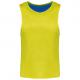 PROACT® - Chasuble réversible multisports unisexe - Fluo yellow/ Sporty royal blue - XXL/3XL