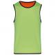 PROACT® - Chasuble de rugby réversible unisexe - Lime / Spicy Orange - XXL/3XL