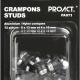 PROACT® - Boîte de 12 crampons mixtes alu/ nylon coniques - Silver - 8x13mm+4x16mm