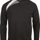 PROACT® - Sweat d'entraînement 1/4 enfant - Black / White / Storm Grey - 6/8 ans