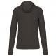 PROACT® - Sweat-shirt à capuche 1/4 zip sport unisexe - Dark Grey - XS