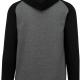 PROACT® - Sweat-shirt à capuche bicolore - Grey Heather / Black - XS