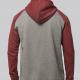 PROACT® - Sweat-shirt à capuche bicolore - Grey Heather / Black - XS