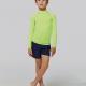 PROACT® - T-shirt technique à manches longues avec protection anti-UV enfant - Fluorescent Yellow - 4/6 ans