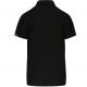 PROACT® - Polo de sport manches courtes enfant - Black / White / Storm Grey - 6/8 ans