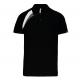 PROACT® - Polo de sport manches courtes enfant - Black / White / Storm Grey - 6/8 ans