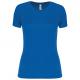 PROACT® - T-shirt de sport manches courtes col v femme - Aqua Blue - XS