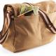 Quadra - Sac courrier vintage en toile - Sahara - One Size