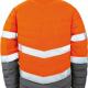 Result - Veste de sécurité toucher doux - Fluorescent Orange / Grey - 3XL