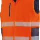 Result - Bodywarmer de sécurité réversible - Fluorescent Orange / Navy - 3XL