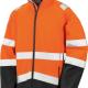 Result - VESTE SOFTSHELL - Fluorescent Orange / Black - 3XL