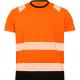 Result - T-shirt de sécurité recyclé - Orange / Black - S/M