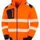 Result - Sweat-shirt à capuche de sécurité recyclé - Fluorescent Orange - S