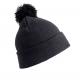 Result - Bonnet pompon BEANIE - Black - One Size