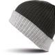 Result - Bonnet tressé - Black / Grey - One Size