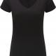 Russell - T-shirt Femme Col V HD - Black - M