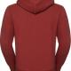 Russell - SWEAT-SHIRT ZIPPÉ CAPUCHE AUTHENTIC CHINÉ HOMME - Brick Red Melange - 3XL